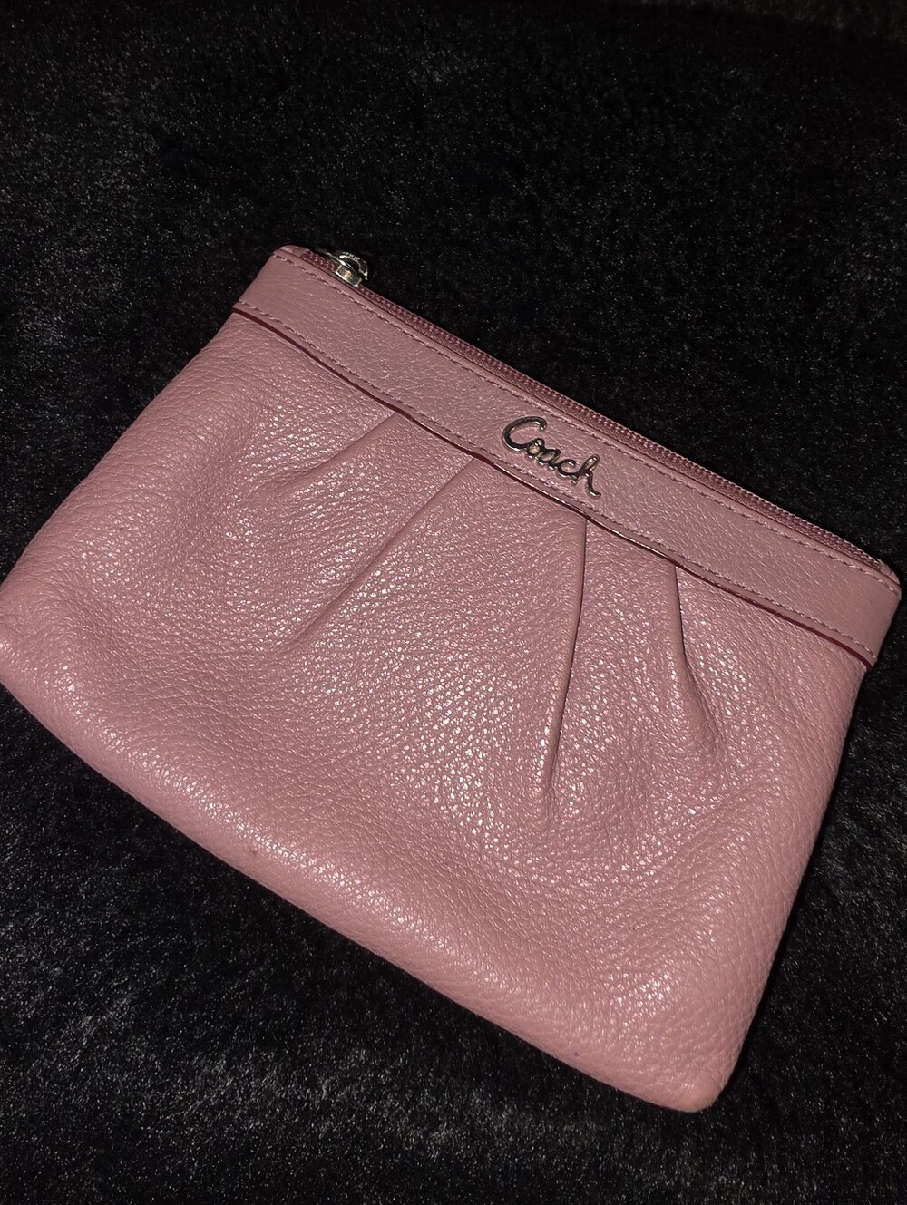 Vintage Coach Pleated Bag No Strap